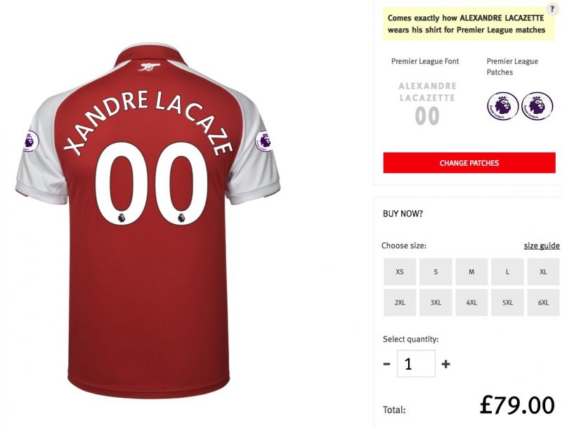 Alexandre Lacazette shirt number?