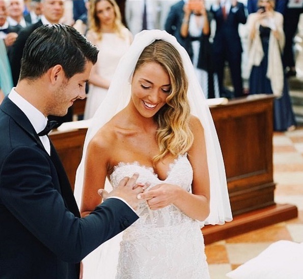 Alice Campello and Alvaro Morata wedding