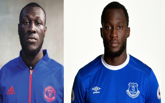 (Image) Grime rapper Stormzy poses with Man Utd stars