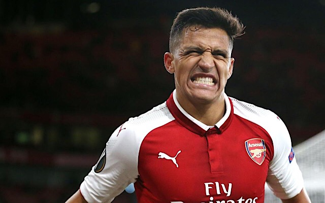 Alexis Sanchez grimace