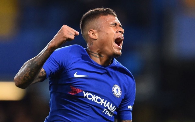 Kenedy celebrates Chelsea goal v Nottingham Forest