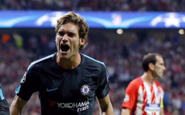 Marcos Alonso v Atletico Madrid