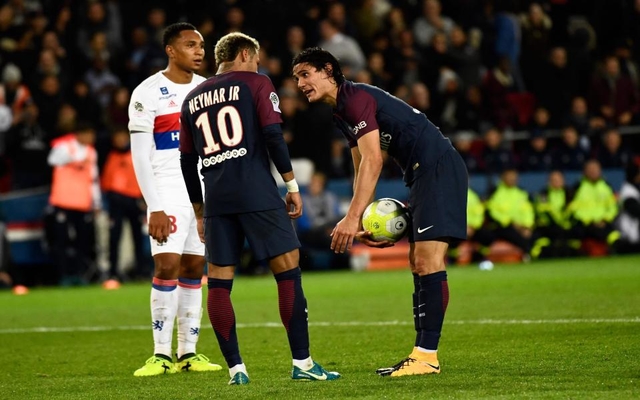 Edinson Cavani and Neymar