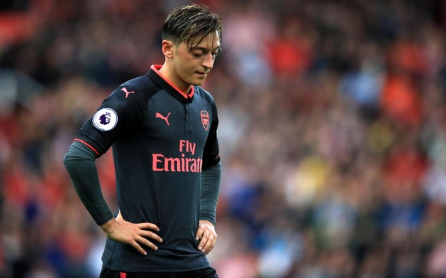 Ozil dejected