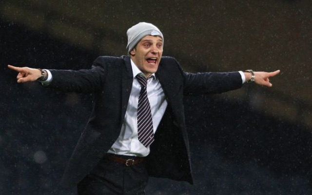 Slaven Bilic in the rain