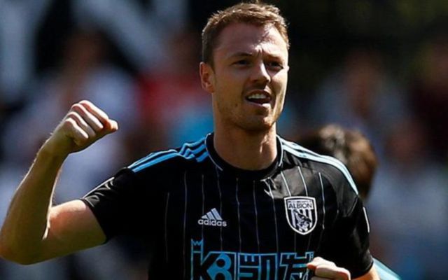 West Brom defender Jonny Evans