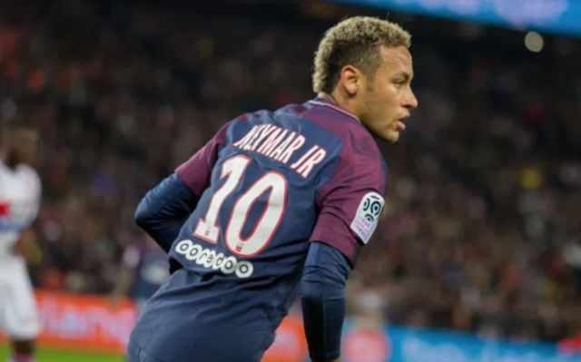 Neymar in action for PSG