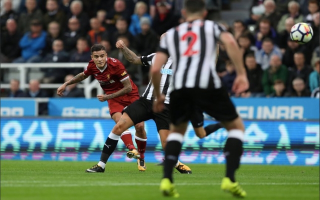 Coutinho in action for Liverpool