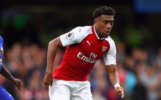 Alex Iwobi of Arsenal