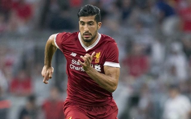 Emre Can in action for Liverpool