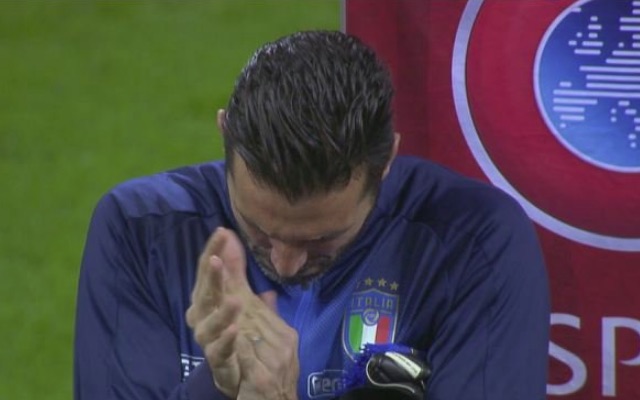 Gianluigi Buffon applauds Swedish national anthem as Italy fans boo