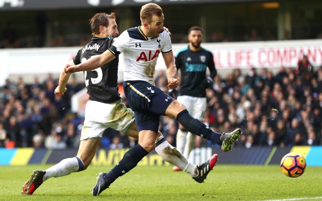 Harry Kane scoring a hat-trick against West Brom