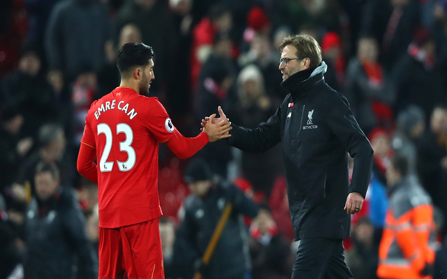 Klopp Emre Can Liverpool