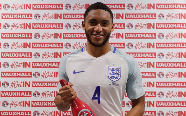 Liverpool defender Joe Gomez was named man of the match after England and Brazil drew 0-0 at Wembley