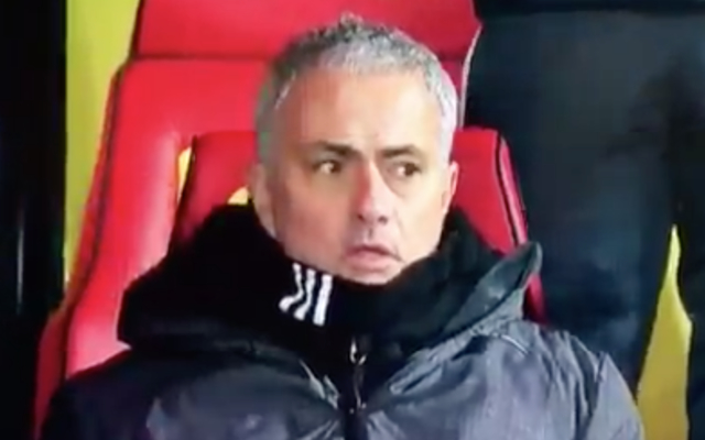 Mourinho reaction to Young goal Man Utd