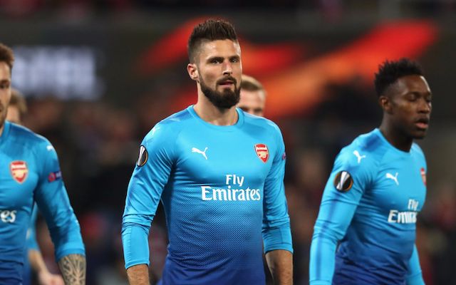 Arsenal slip to a 1-0 defeat in the Europa League