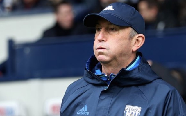 Tony Pulis looked concerned as his West Brom side remain winless in 10 games