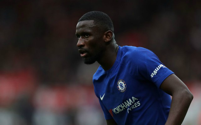 Antonio Rudiger in action for Chelsea