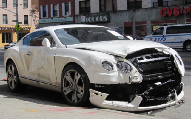 Bentley crash