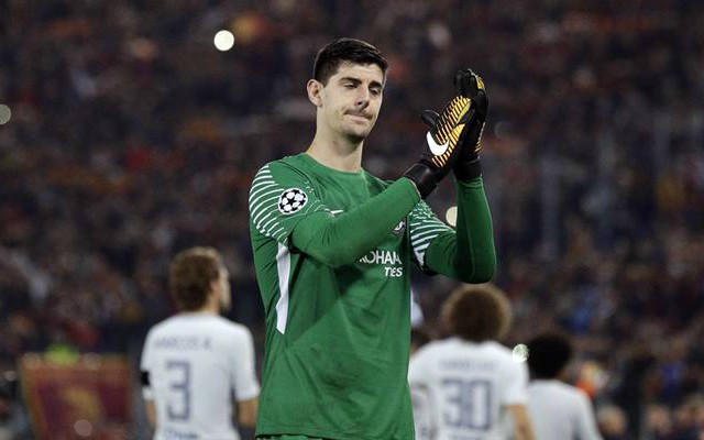 Thibaut Courtois after Chelsea's loss to Roma