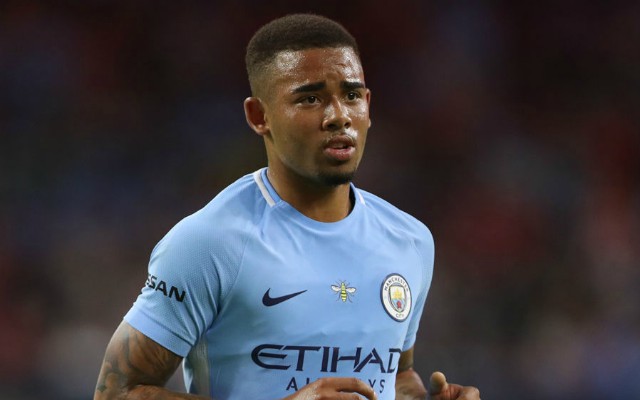 Gabriel Jesus in action for Manchester City