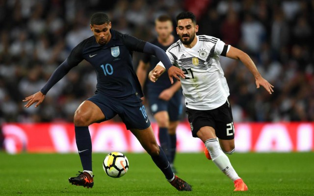 Loftus-Cheek in action for England against Germany