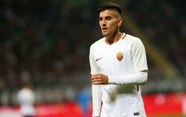 Lorenzo Pellegrini in action for Roma