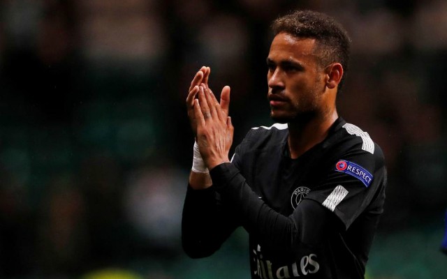 Neymar in action for PSG