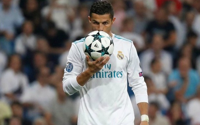 Cristiano Ronaldo in action for Real Madrid