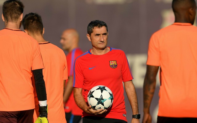 Barcelona manager Ernesto Valverde