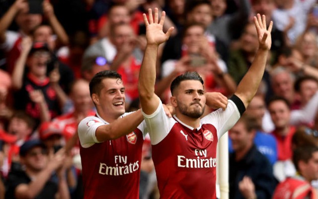 xhaka kolasinac arsenal