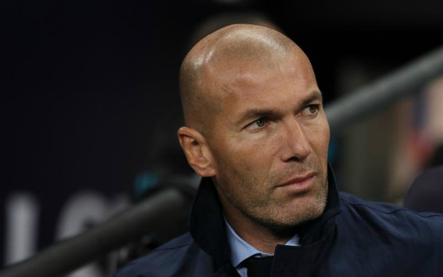 Real Madrid manager Zinedine Zidane