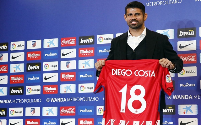 Diego Costa Atletico Madrid unveiling