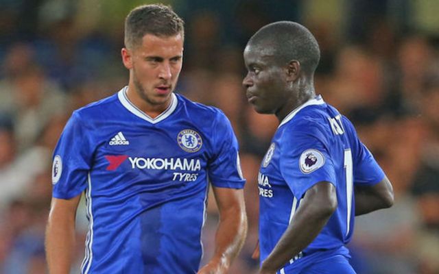 Hazard and Kante chelsea