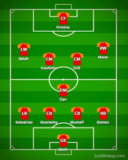 arsenal liverpool xi