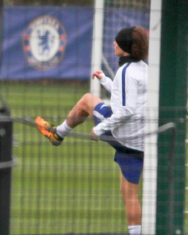 david luiz training