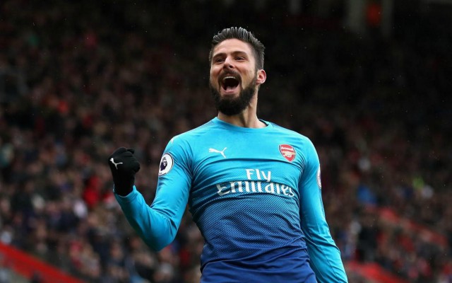 giroud arsenal v southampton