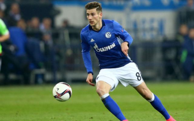 Schalke midfielder Leon Goretzka