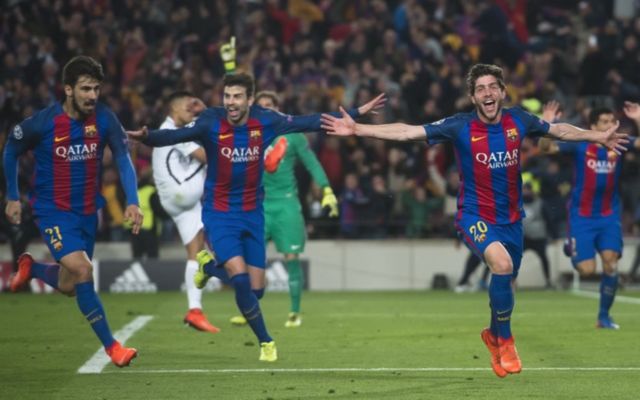 Barcelona's Sergi Roberto in transfer link with Real Madrid