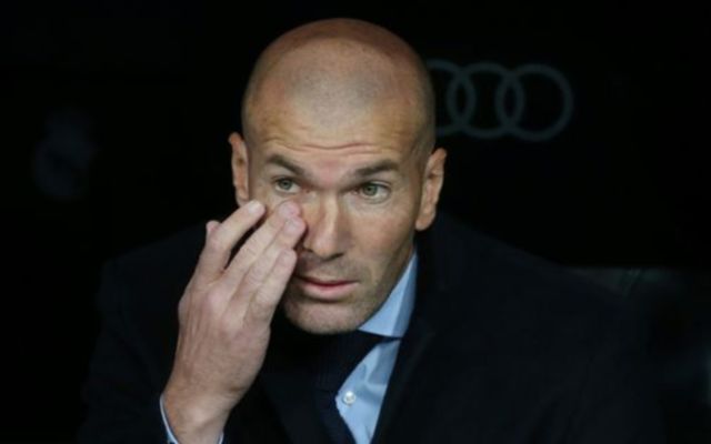 Real Madrid boss Zinedine Zidane