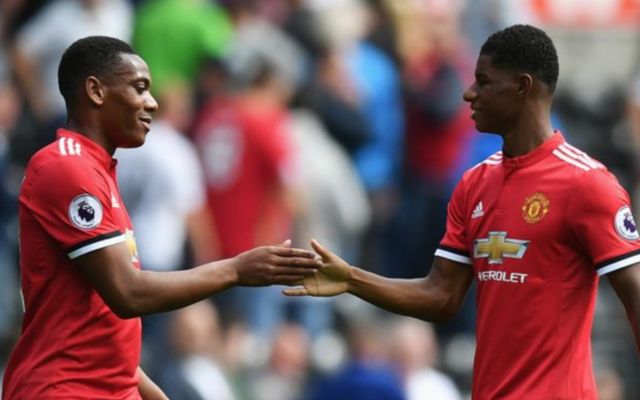 Marcus Rashford and Anthony Martial