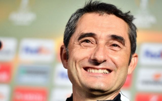 Barcelona manager Ernesto Valverde