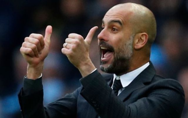 Man city boss Pep Guardiola