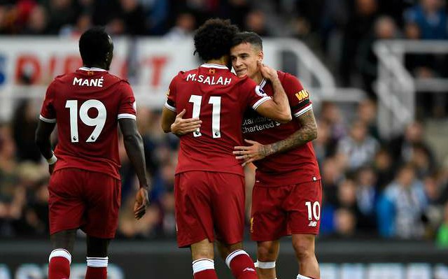 mane salah coutinho liverpool