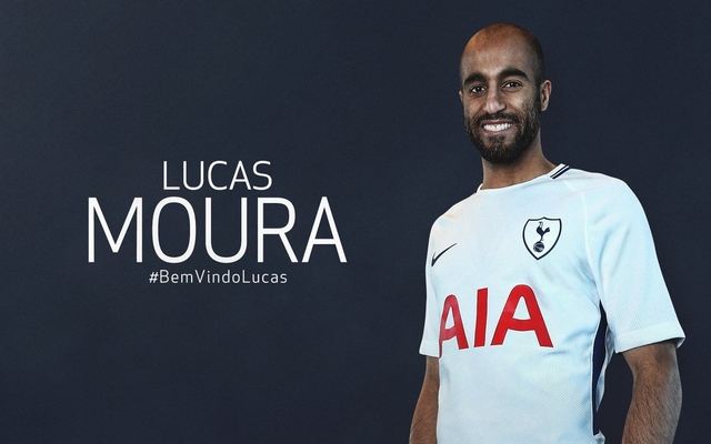 Lucas Moura joins Tottenham