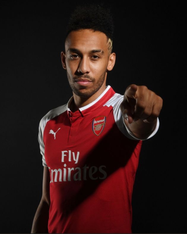 aubameyang arsenal jersey