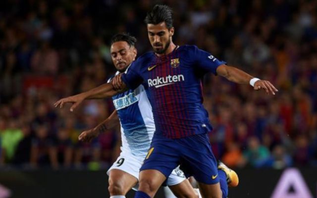 Barcelona midfielder Andre Gomes