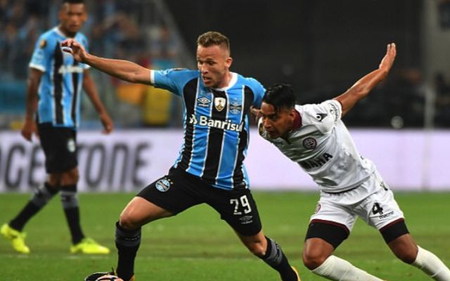 Gremio midfielder Arthur has revealed which two stars helped convince him to join Barcelona