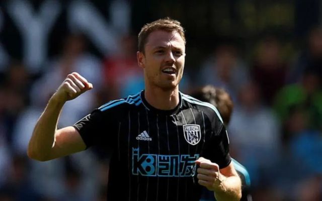 West Brom defender Jonny Evans