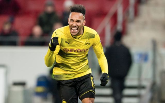 Dortmund forward Pierre Emerick Aubameyang